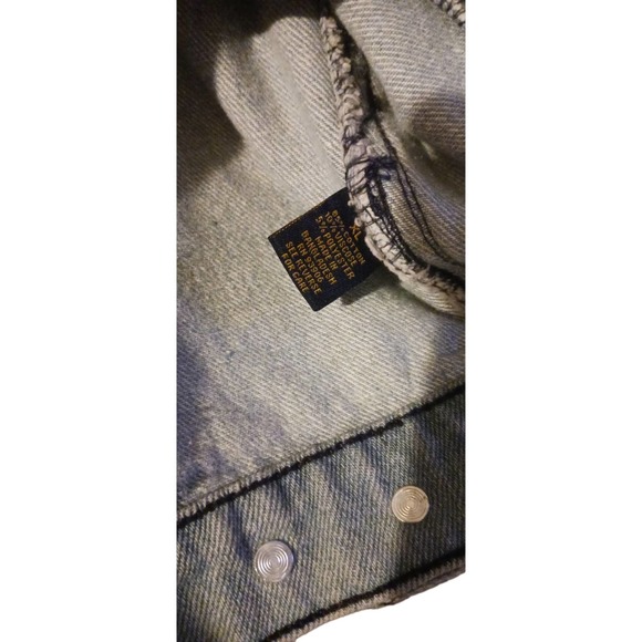 On Fire Denim Jacket sz.‎ XL - Picture 5 of 12